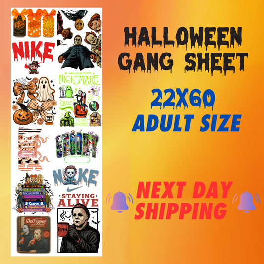 Halloween Gang Sheet