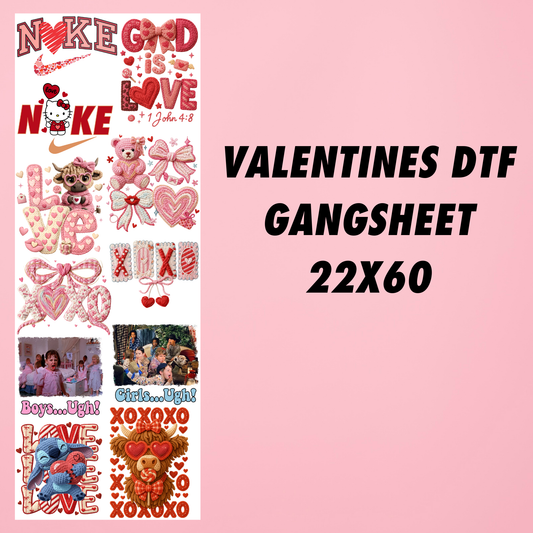 Valentines Gangsheet